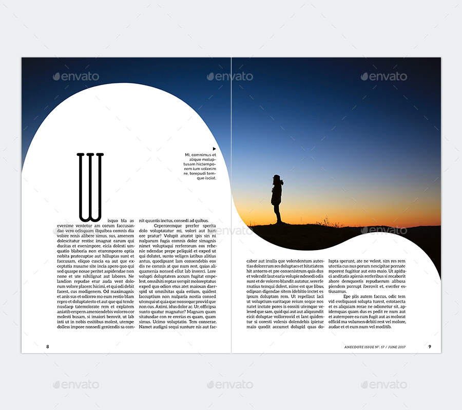 Anecdote Magazine Volume 17 by AUTHENTRICK GraphicRiver
